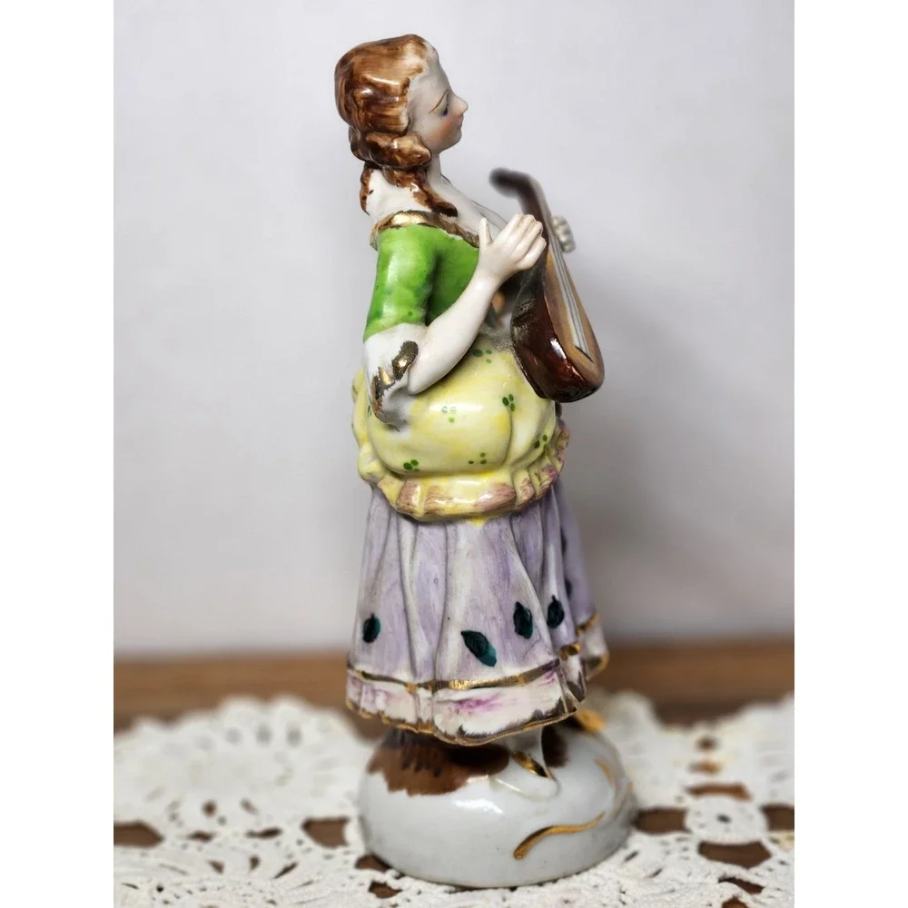 Vintage Orion China Made‎ in Occupied Japan Mandolin Players Male/Female
